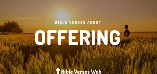 Bible Verses about Offering - King James Version (KJV)