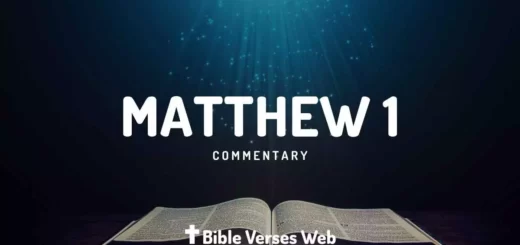 Matthew 1 Commentary