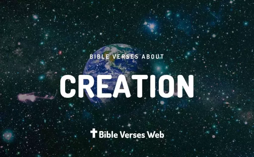 Bible Verses About Creation - King James Version (KJV)
